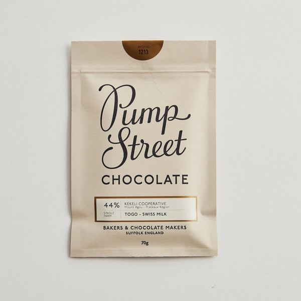 Pump Street Togo Swiss Milk 44% Chocolate