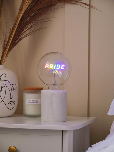 Steepletone UK Ltd Pride Led Text Table Lamp Light Bulb