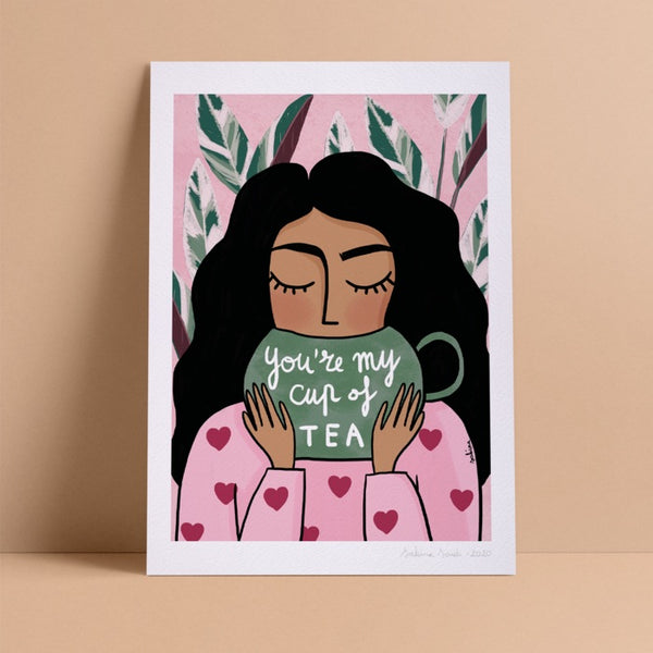SAKINA SAÏDI Cup Of Tea Print