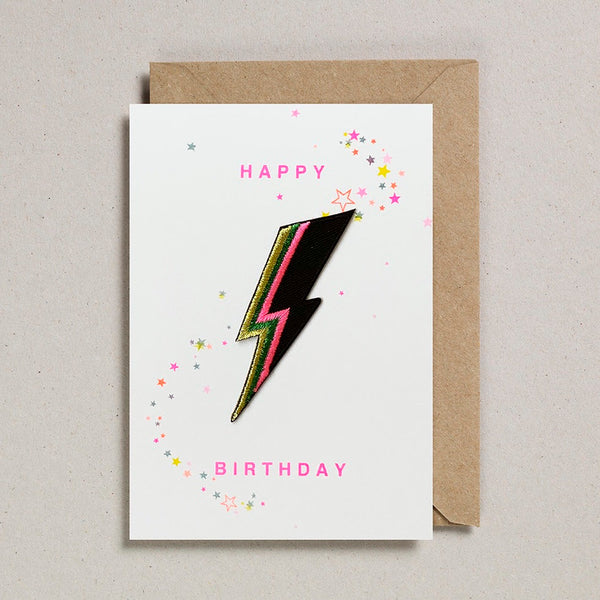 Bolt Patch Birthday Card