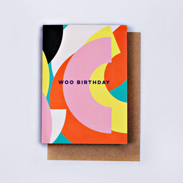 The Completist Woo Birthday Circles Card