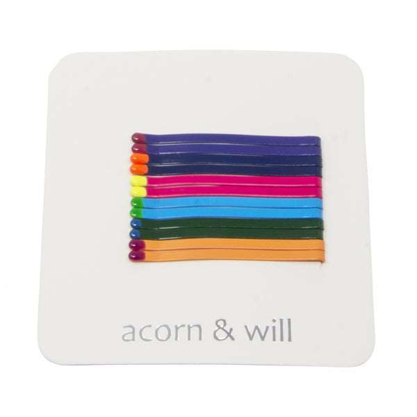 Acorn & Will Bobby Pins With Colour Tips