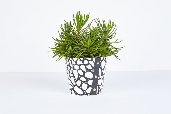 Plant Pot Cover - Cobbles Large