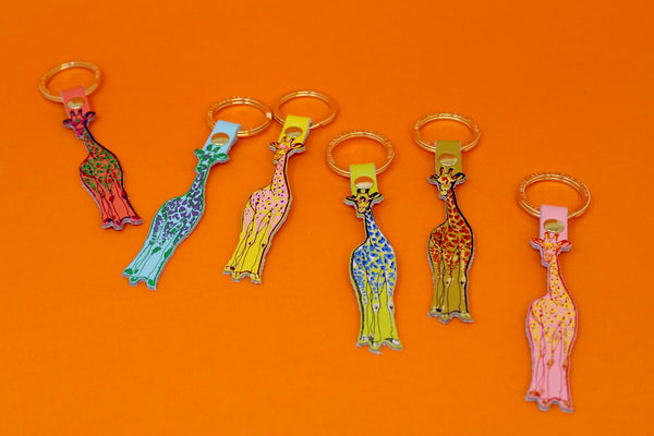 Ark Colour Design Giraffe Key Fob