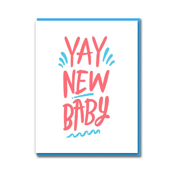 1973 Yay New Baby Card