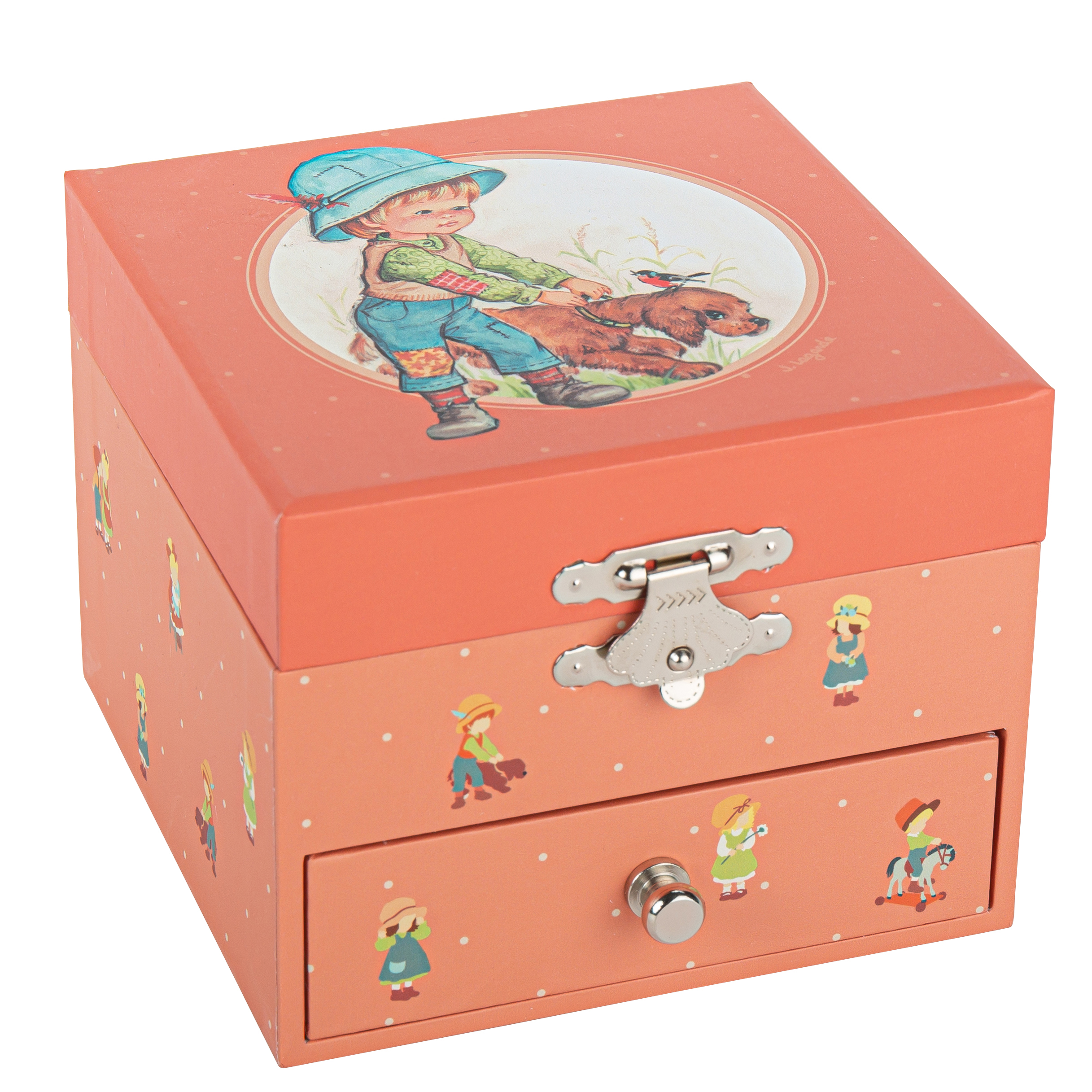 Trousselier Musical Cube Box Pet-Children Memories - Jeanne Lagarde©
