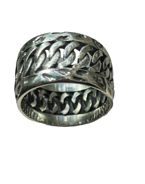 CollardManson 925 Silver Tread Ring