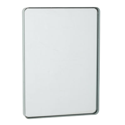 Green Metal Framed Mirror