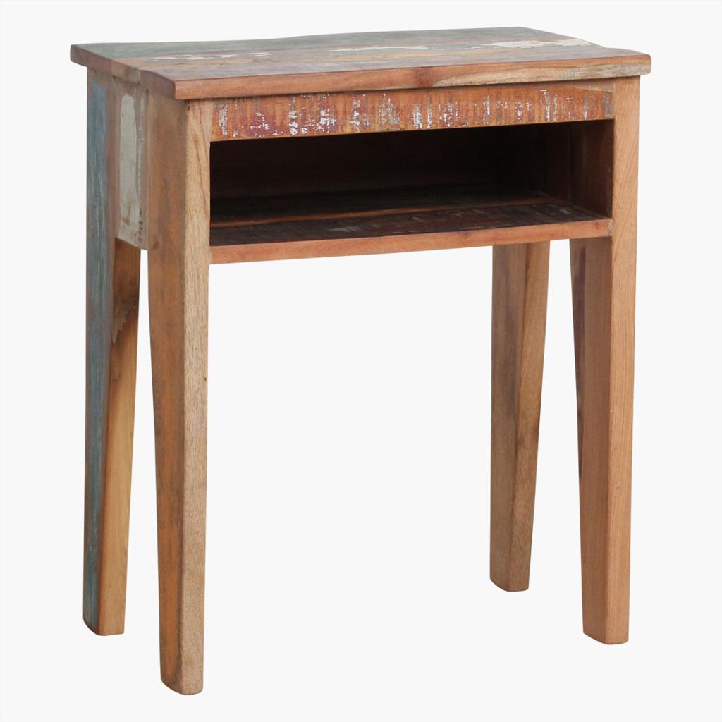 Raw Materials Scrapwood Bedside Table