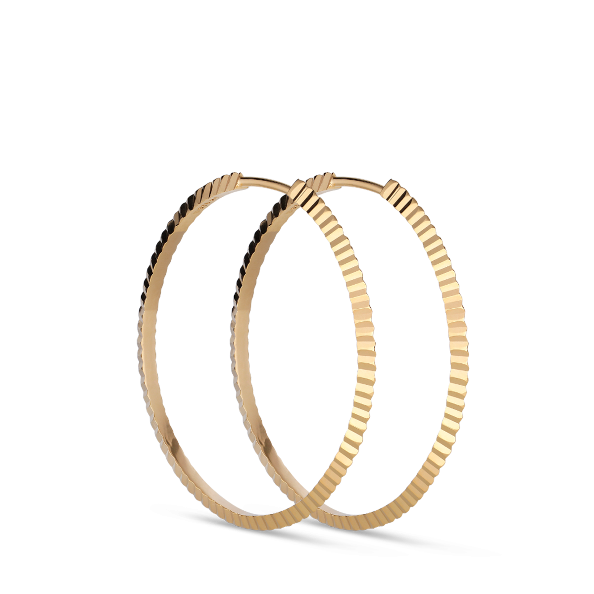 Paar Reflection Hoops Gold