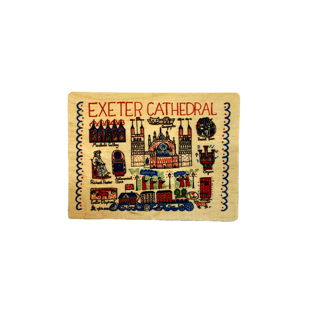 Exeter Julia Gash Wooden Magnet