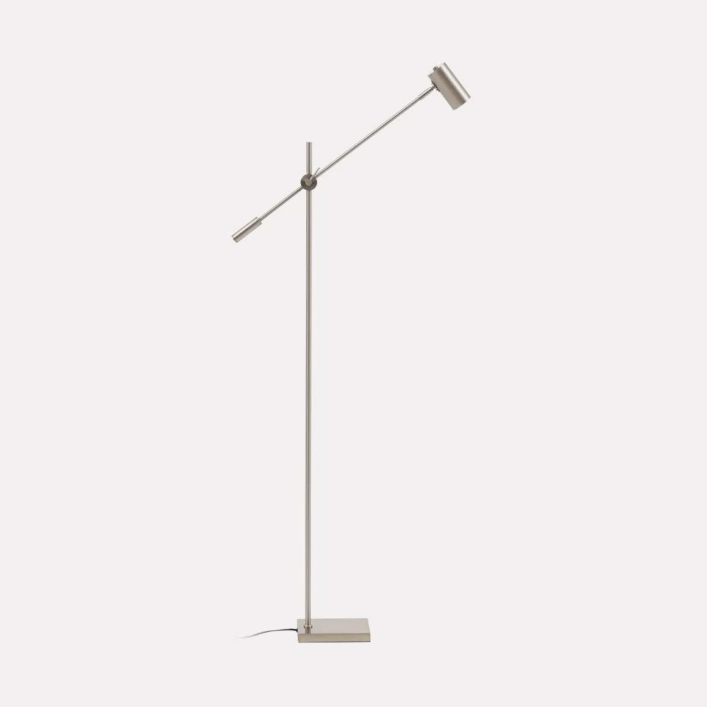 Balance Floor Lamp Matt Silver