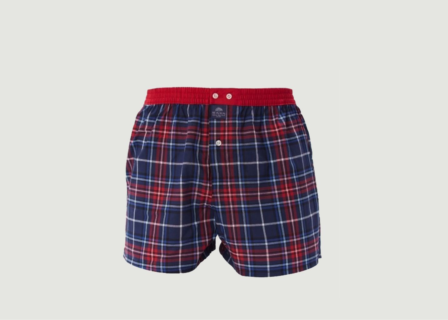 Checked Cotton Boxer Shorts