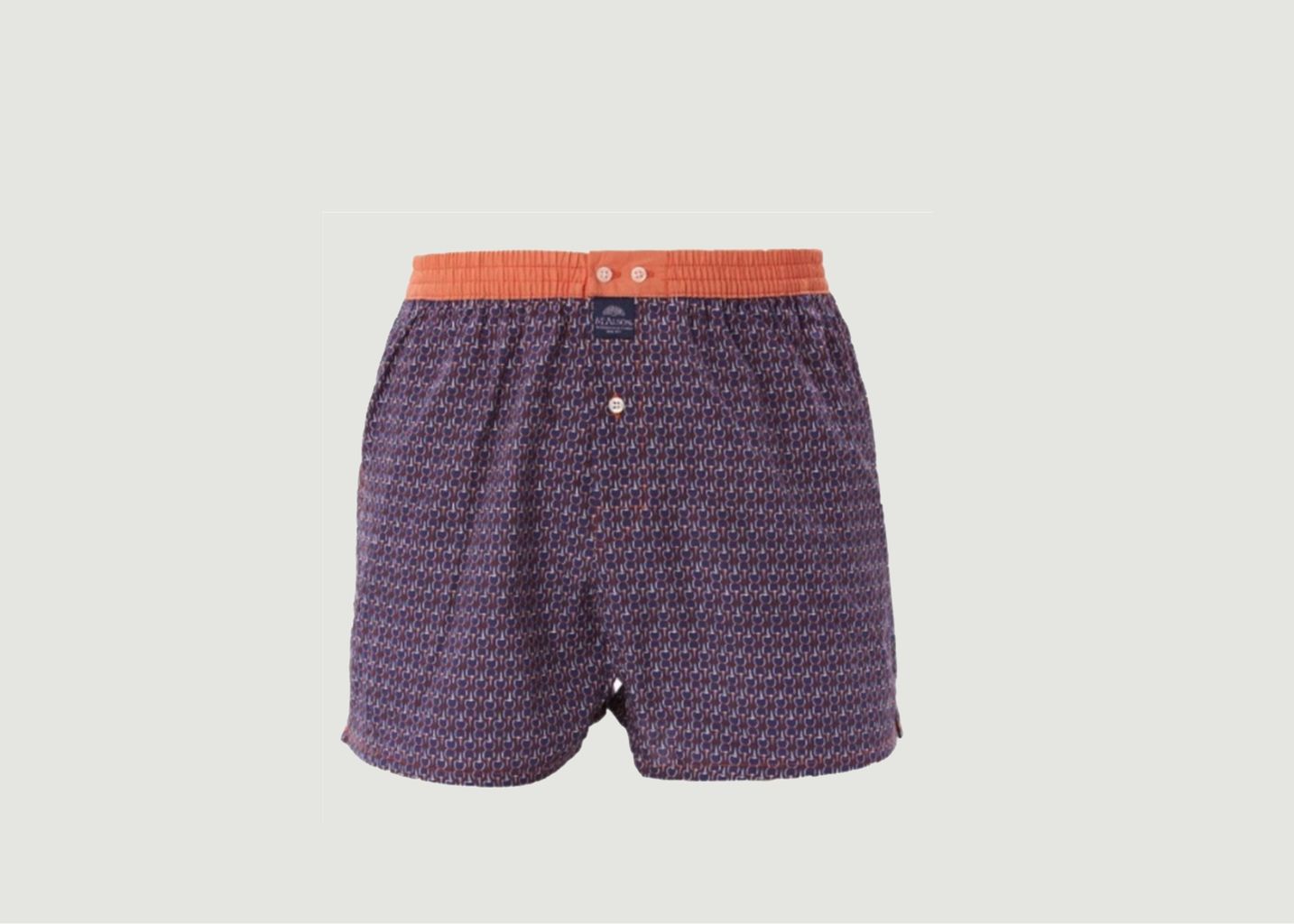 Cotton Boxer Shorts With Pattern