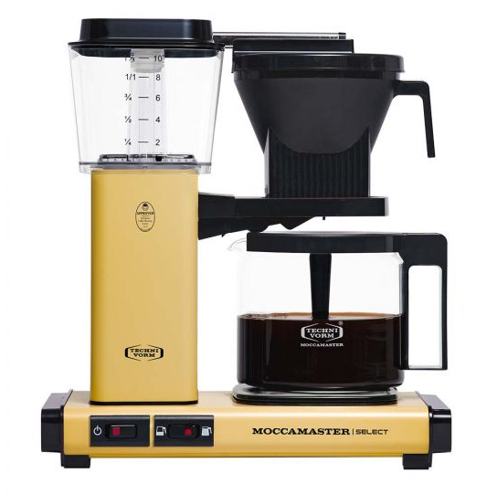 Pastel Yellow KBG Select Moccamaster Coffee Machine