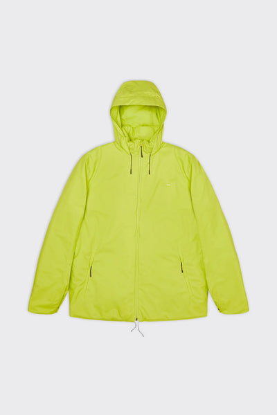 Rains Padded Nylon Jacket - Digital Lime