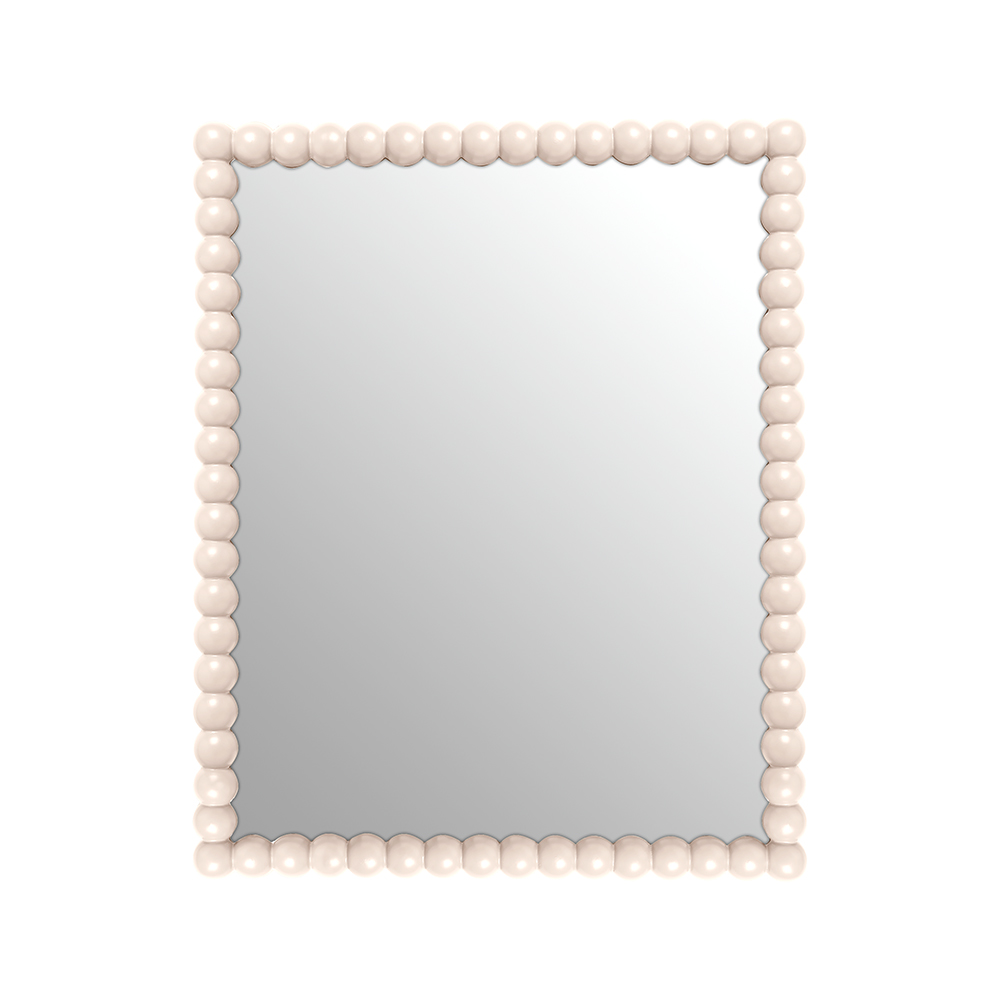 Dowse The Palest Pink Bobbin Style Mirror