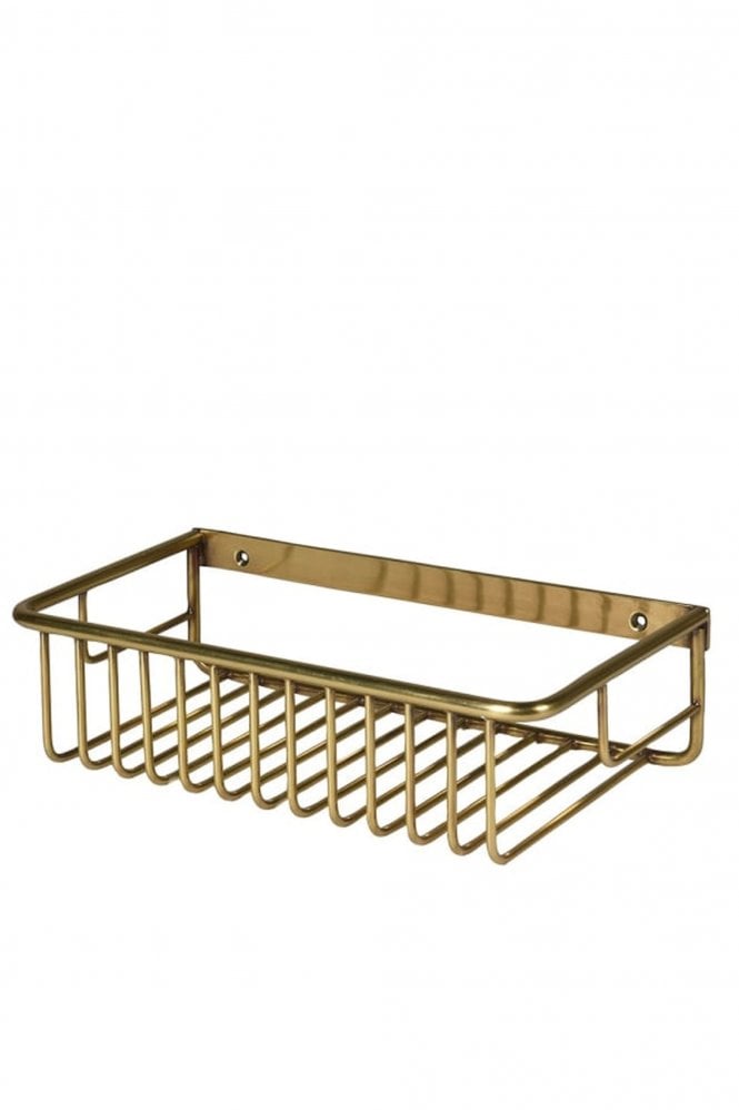 The Home Collection Antique Gold Shower Caddy