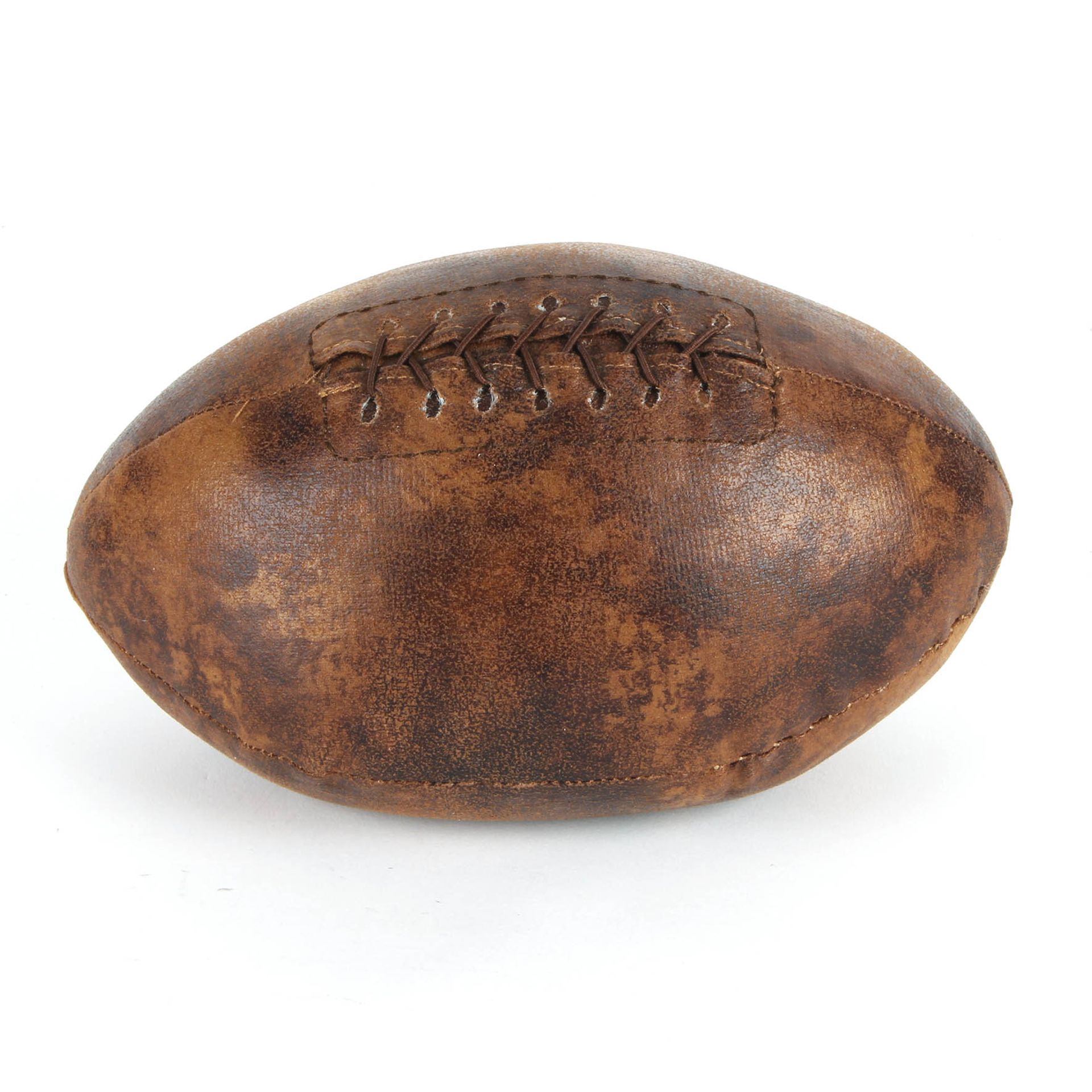 MOR Interiors Faux Leather Rugby Ball Door Stop