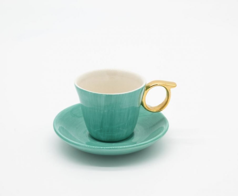 Mini Cup And Saucer – Plain