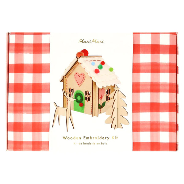Meri Meri Wooden Embroidery Gingerbread House