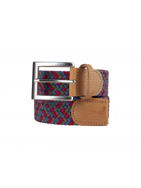 Cinturón Braided Belt - Green/blue/red