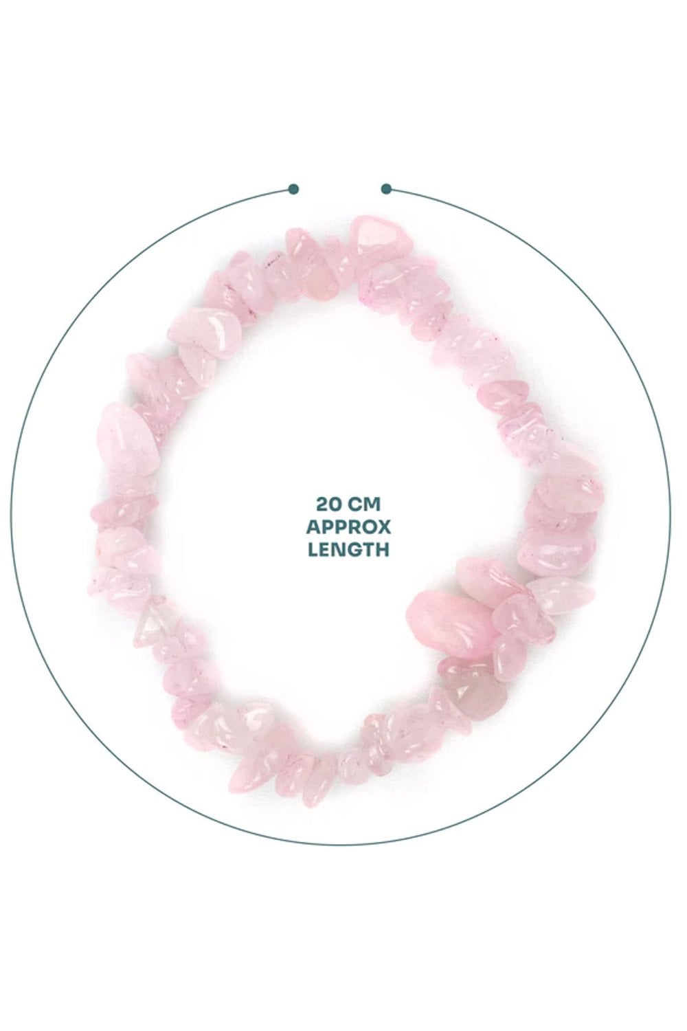 Rose Quartz Chip Bracelet