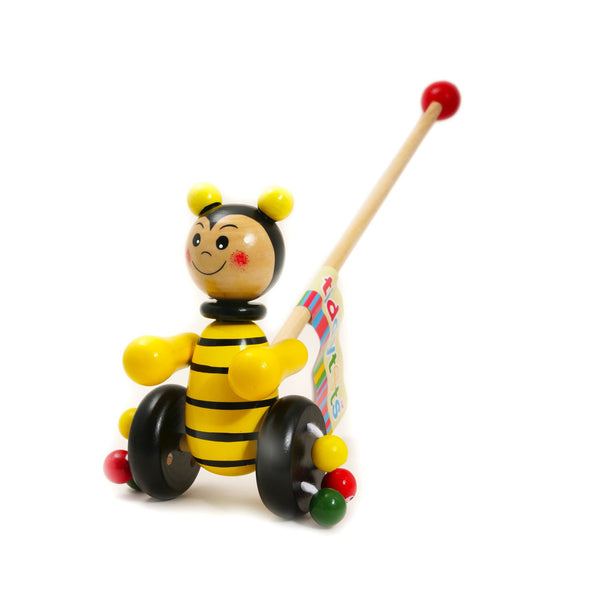 House Of Marbles Bee Wooden Pushalong Toy