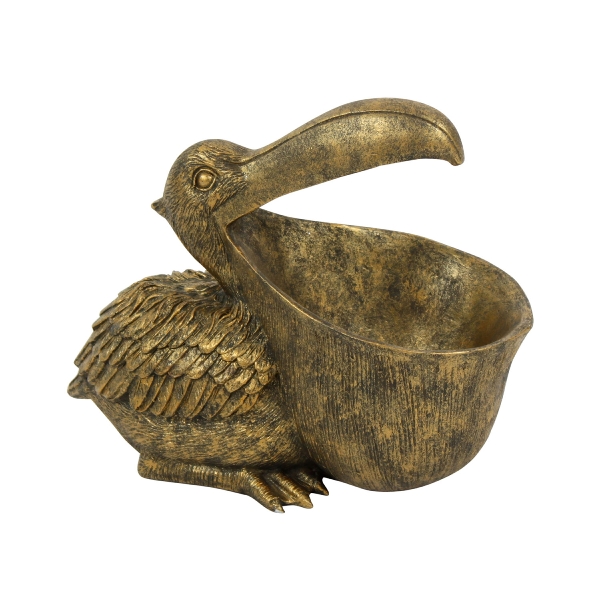 Golden "Patsy" Pelican Dish