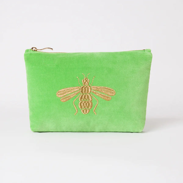 Mini Pouch - Honey Bee/green