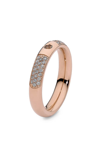 Qudo Basic Ring Small Deluxe - Rose Gold