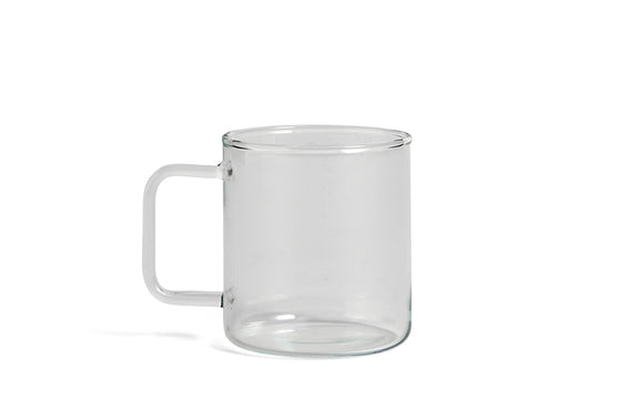 HAY | Glass Coffee Mug | Clear