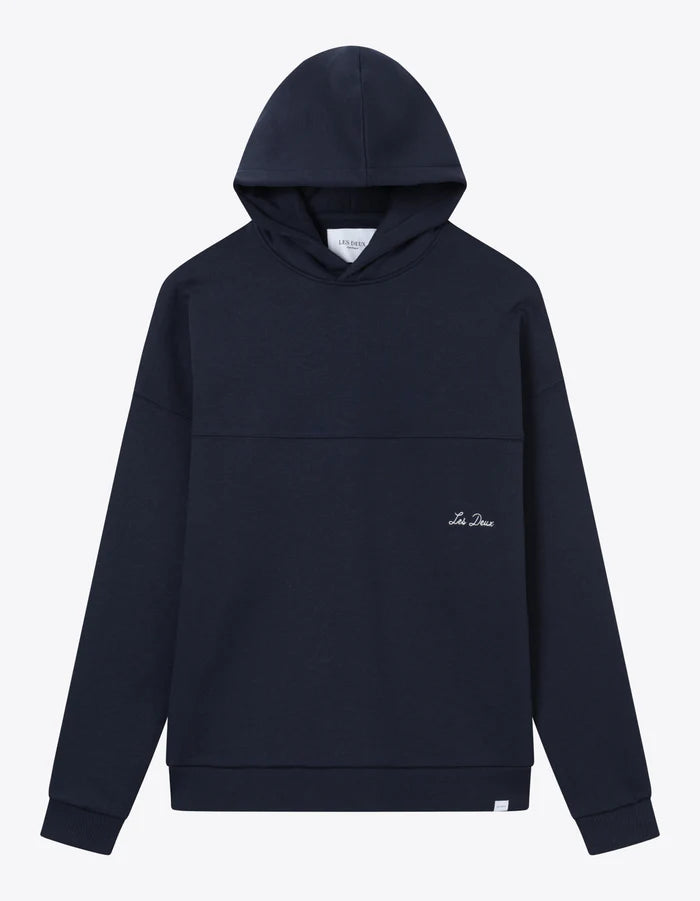 Carter Cotton & Wool Hoodie - Dark Navy