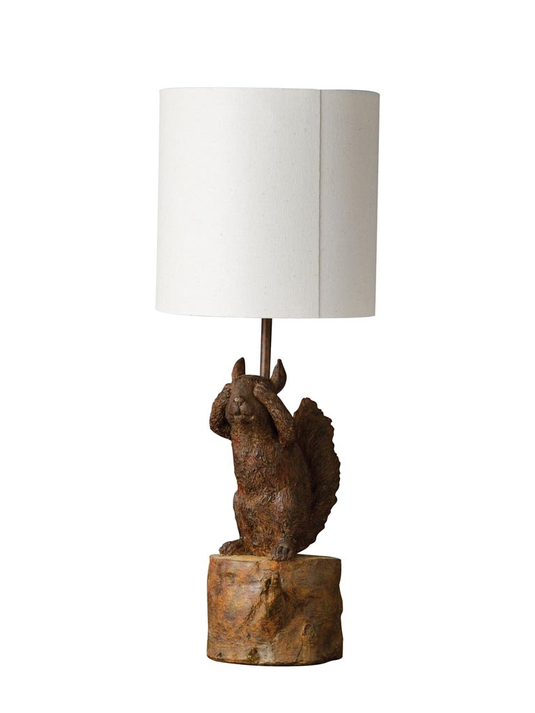 Chehoma Table Lamp with Squirrel 