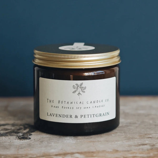 Julia Davey Lavender & Petitgrain Soy Candle By Botanical Candle Co.