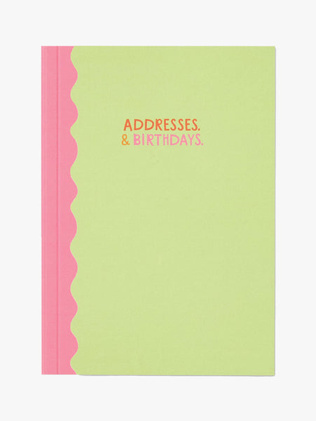 Address And Birthday Notebook