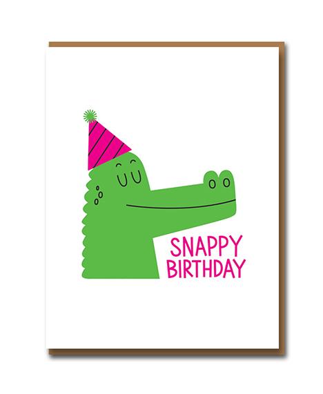 Ben Javens Snappy Birthday Card