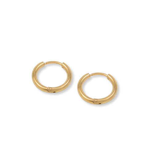 A Weathered Penny  Madison Hoops, Gold