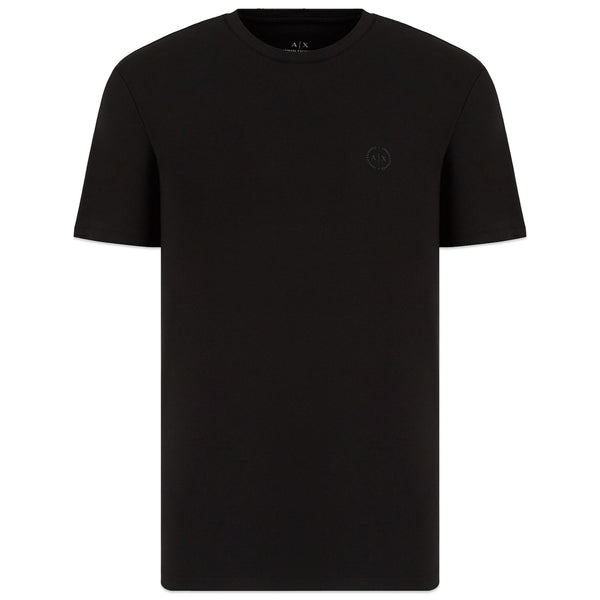 Small Chest Logo Stretch T-shirt - Black