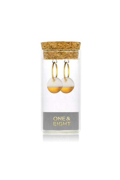 Matt Gold Dip Earrings