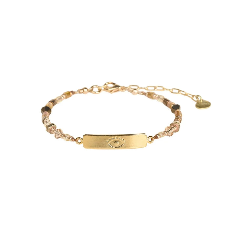 Evil Eye Gold Bracelet