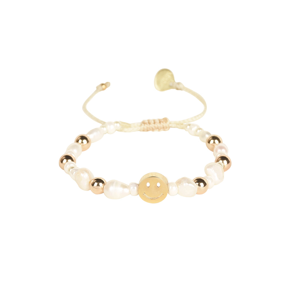 Smiley Pearls Bracelet