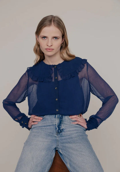 Julie Blouse Navy