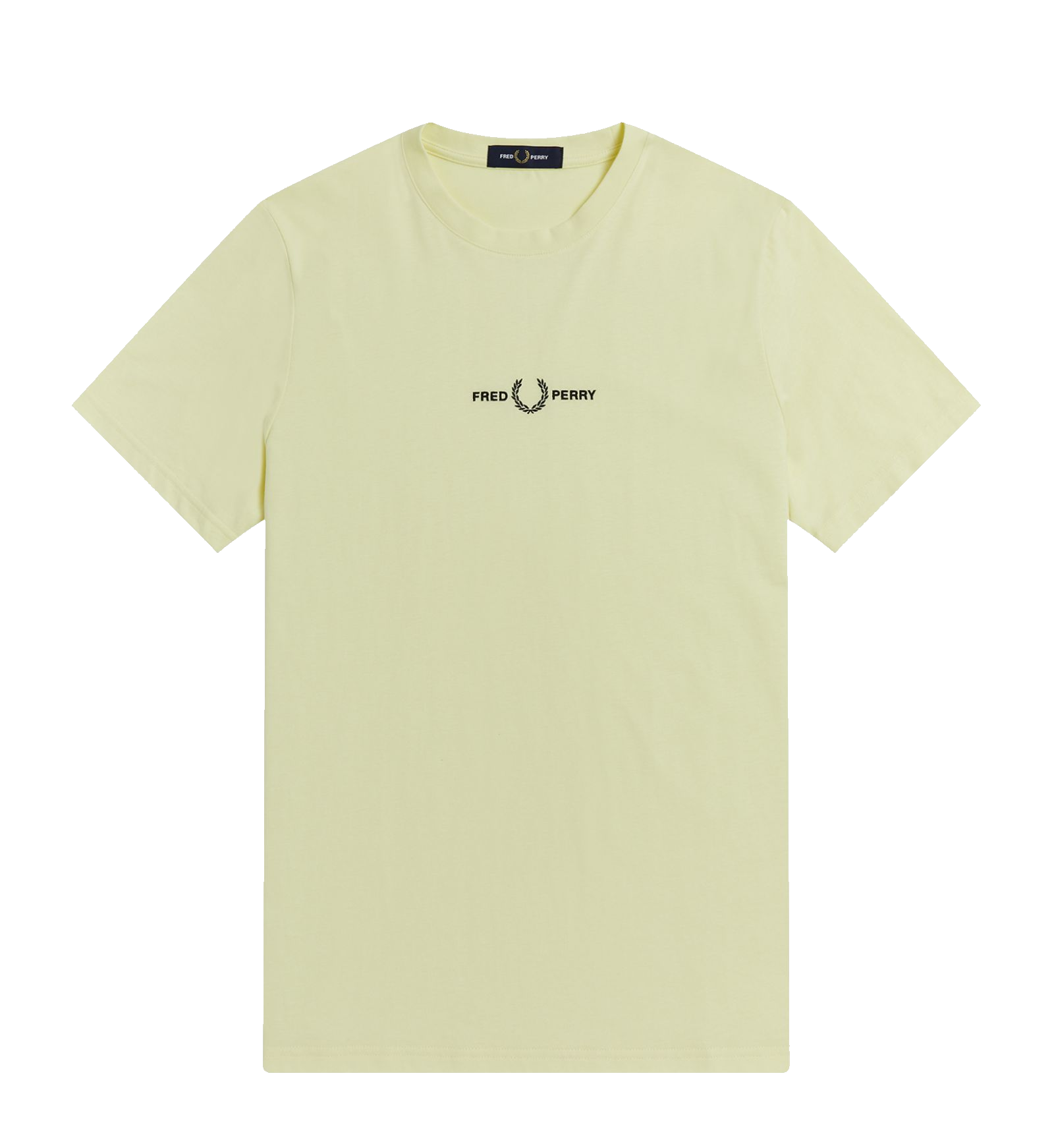 Fred Perry Fred Perry Authentic Small Embroidered Logo Tee Wax Yellow
