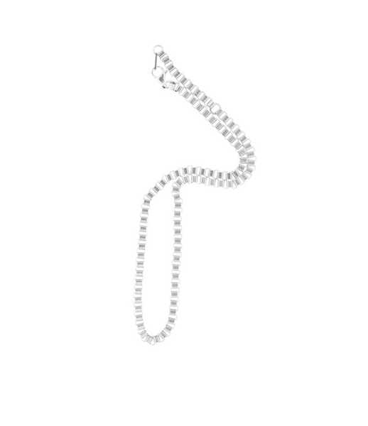 Bandhu Boxchain Necklace Silver