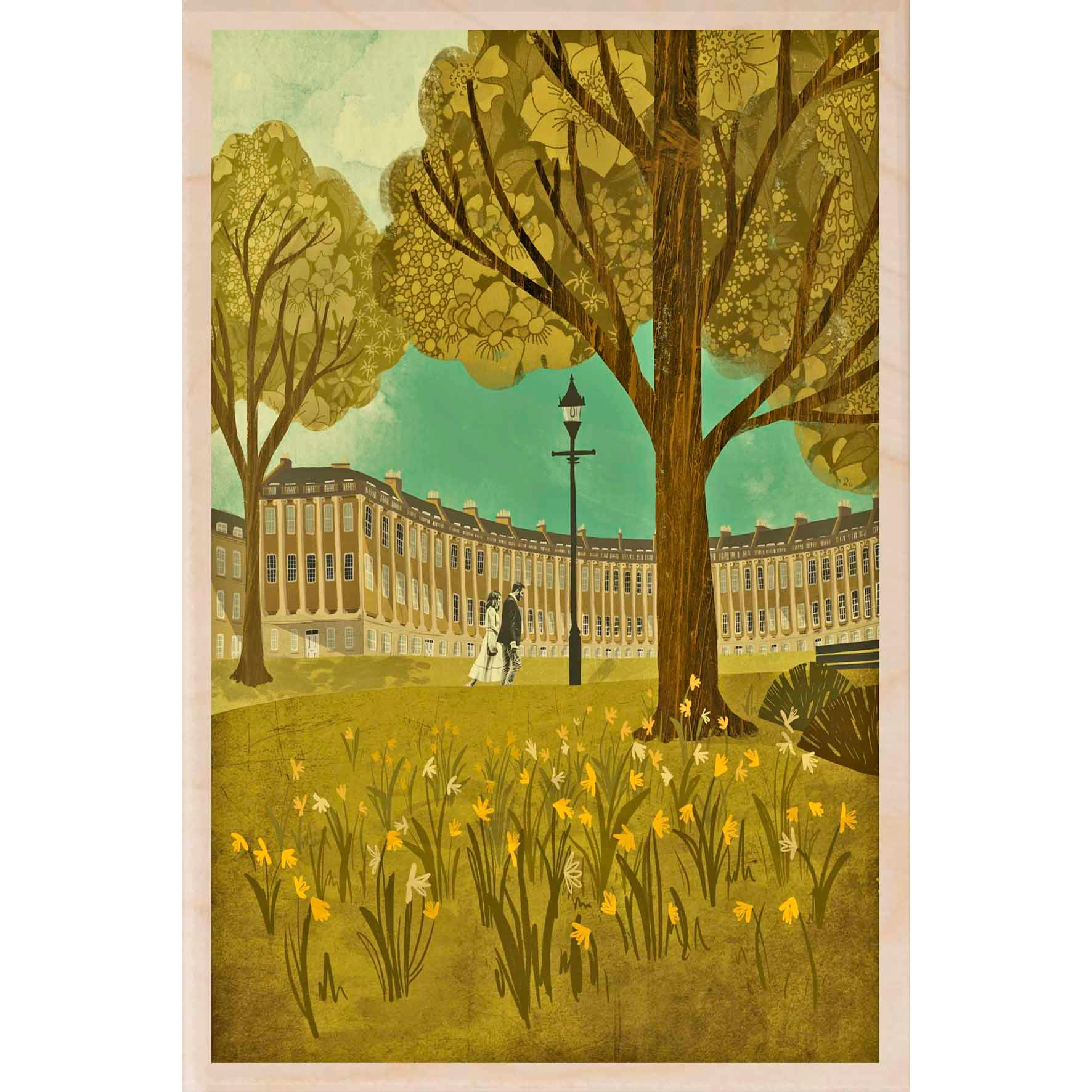 The Wooden Postcard Company Wooden Postcard - Bath Royal Crescent