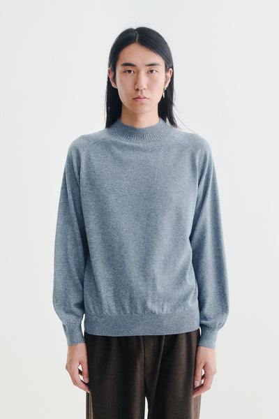 Faro Highneck Sweater Skydiver Melange