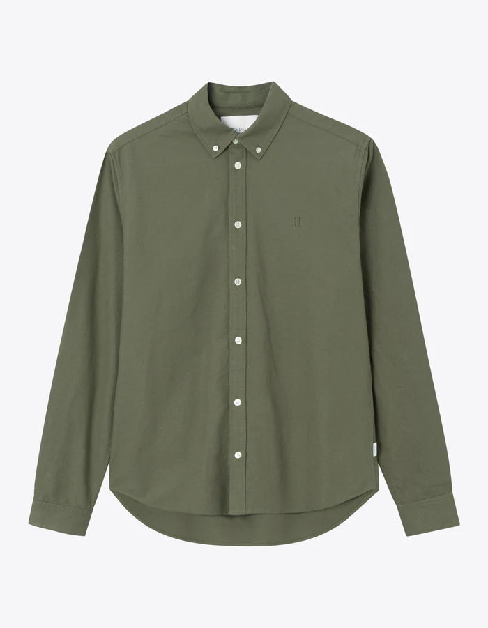 Kristian Oxford Shirt - Olive Night