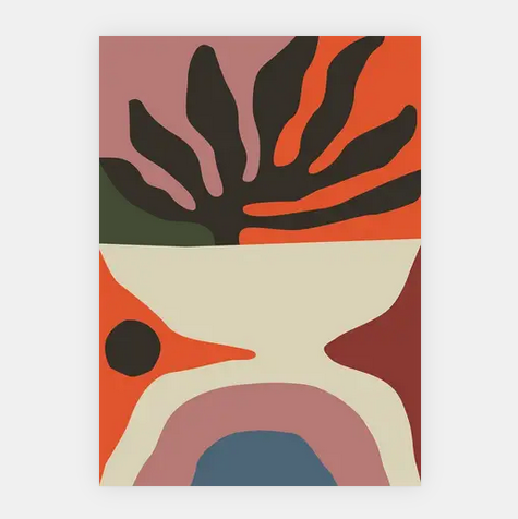 Paper Collective 'flora' Print By Berenice Hernandez - 30 X 40cm
