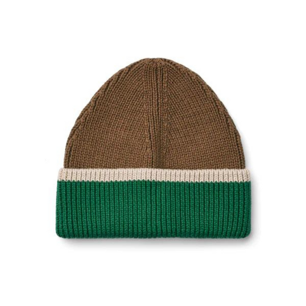 : Ezra Beanie - Pecan / Sandy